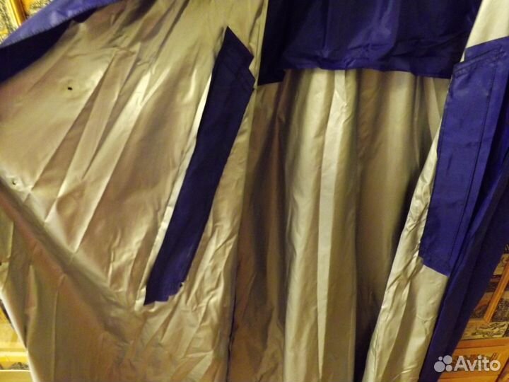 Плащ-накидка синяя, новая