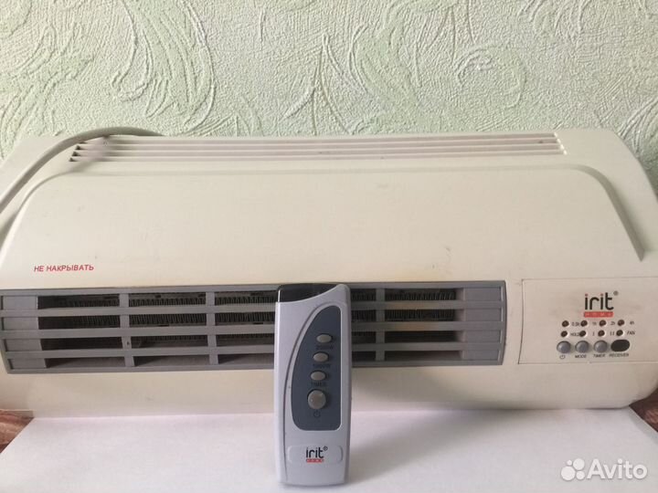 Тепловентилятор электрический настенный irit home
