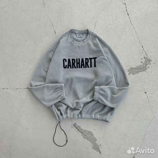 Флисовая кофта Carhartt оверсайз винтаж