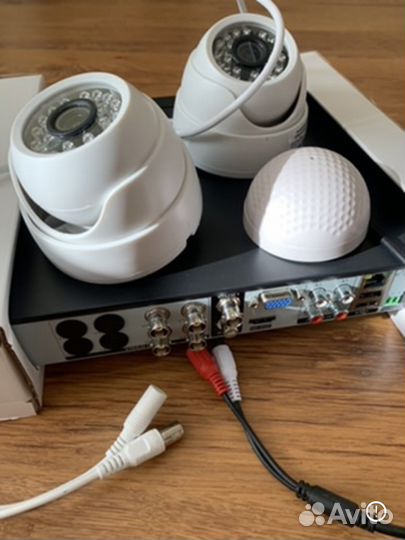 Комплект видеонаблюдения 2 камеры