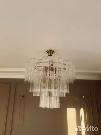 Люстра Crystal Lux rose SP15 brass