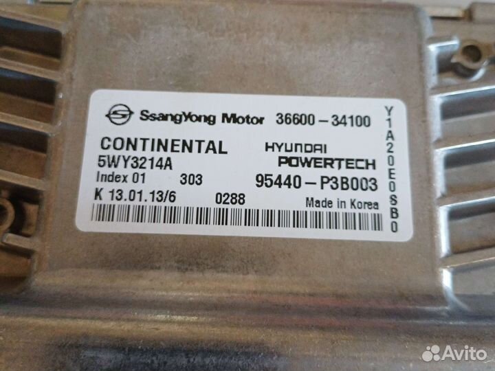 Блок управления акпп,CVT 95440-P3B003 ssangyong