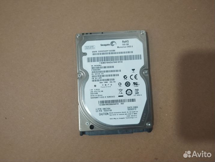 Жесткий диск seagate 500 гб 2.5