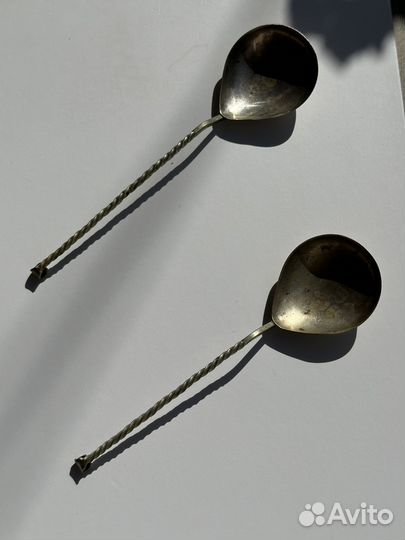 Ложка десертная для варенья мёда мельхиор СССР