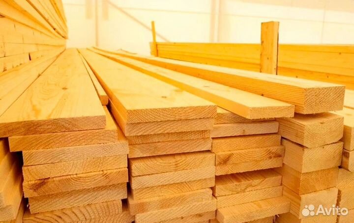Доска сухая строганная