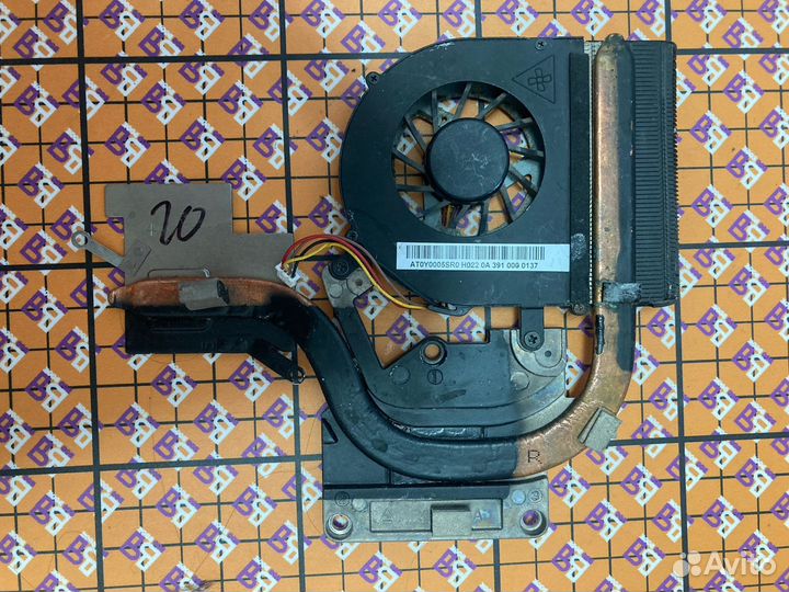 Кулер + трубка охлаждения Asus N52D