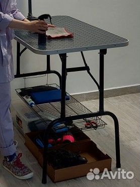 Стол грумерский 9060 складной (без сетки)