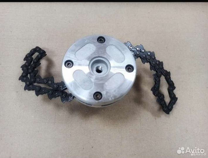 Барабан для мотокосы с цепями