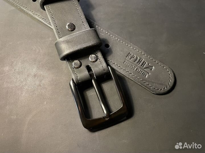 Мужской кожаный ремень ”Black John”