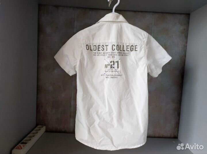 Рубашка zara для мальчика 128