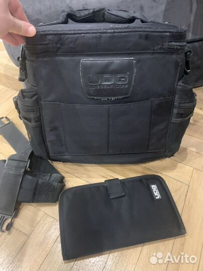 Сумка для винила UDG Ultimate black MK2