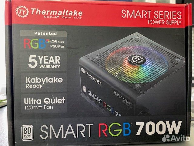 Блок питания Thermaltake 700W (новый)smart RGB купить в Санкт ...