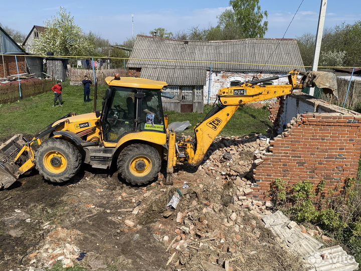 Демонтаж зданий, снос домов, вывоз