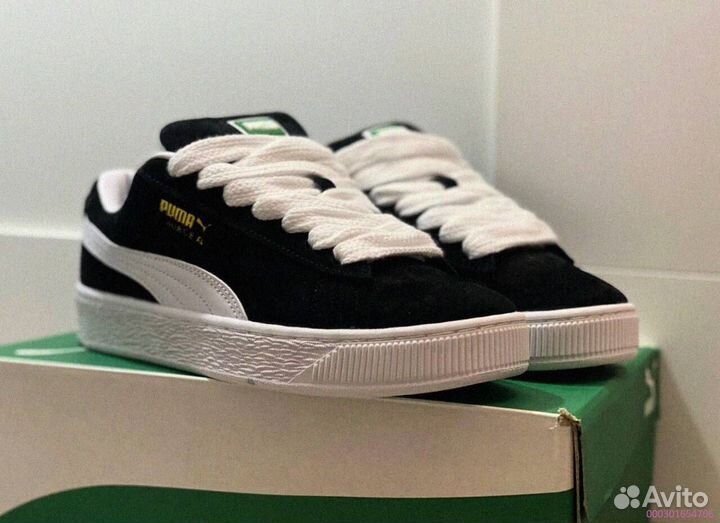 Кроссовки мужские Puma Suede XL “Black White “