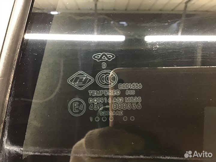 Стекло двери задней правой Chery Tiggo (T11) 2005