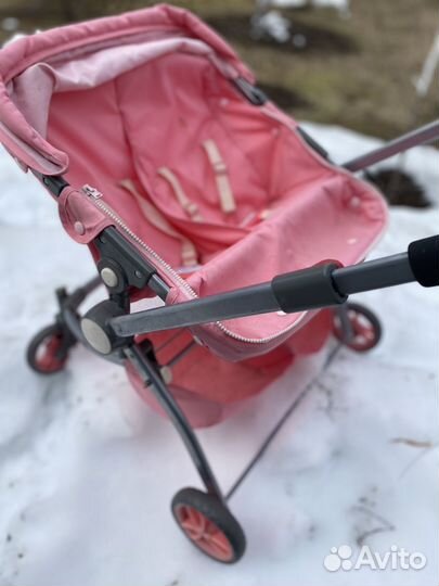 Коляска для кукол для двойни baby born