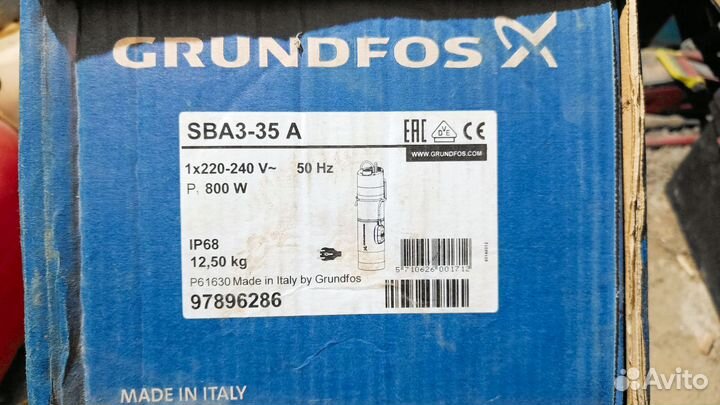 Grundfos sba 3 35 a Насос погружной автомат