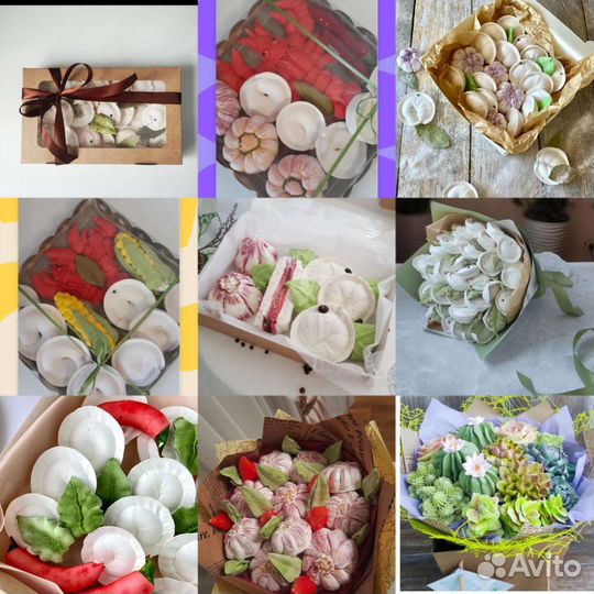 Зефир, подарки-комплименты из зефира