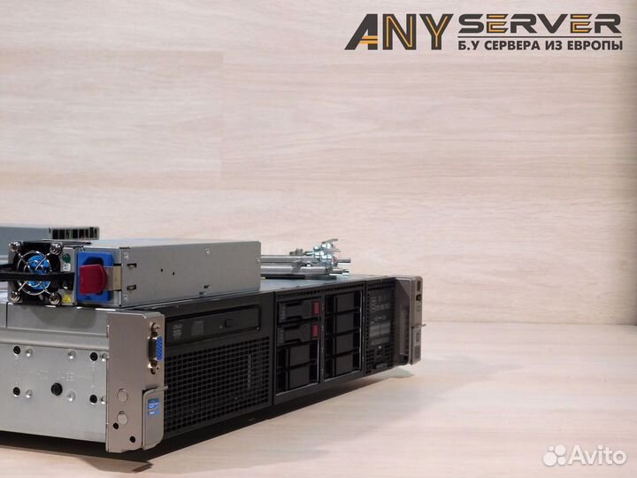 Сервер HP DL380p Gen8 2x E5-2670 96Gb P420 8SFF