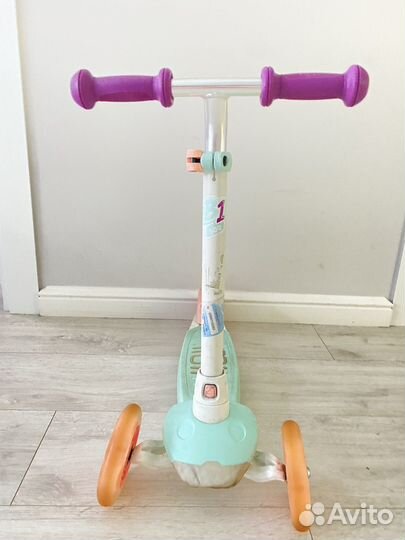 Самокат светящие колеса