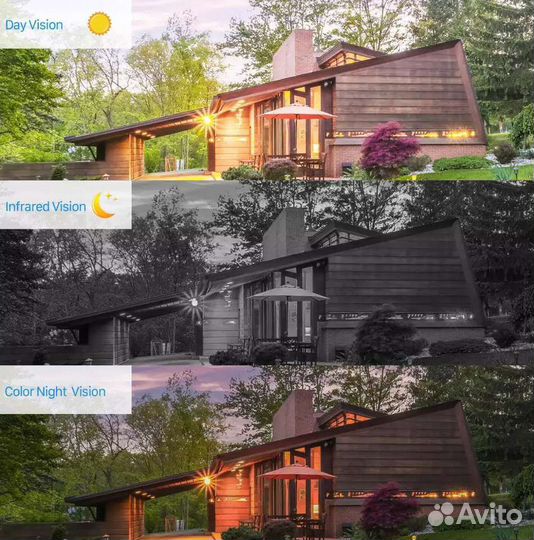 Поворотная wifi уличная камера 5mp