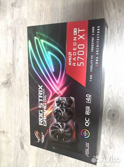 Видеокарта rx5700xt