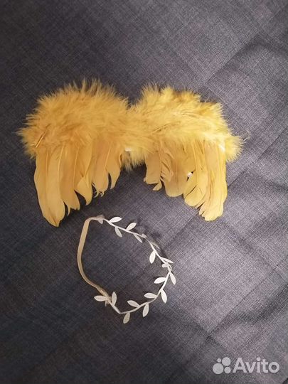 Реквизит для фотосессии малыша. Крылышки, повязка