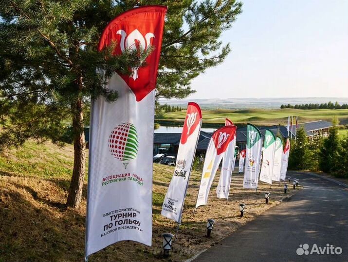 Флаги. Изготовление мобильных флагов (реклама)