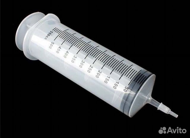 Маслозаливной шприц 500 мл с наконечником