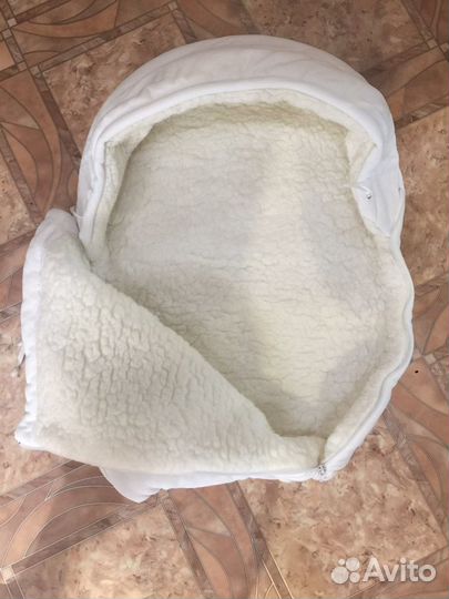 Конверт на овчине для новорожденного