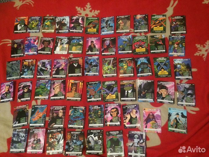 Карточки Черепашки Ниндзя