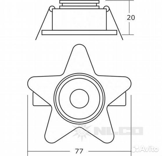Светодиодный светильник nlco