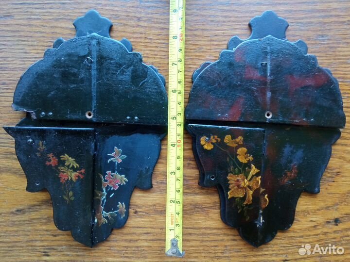 Настенная лаковая консольная полка Шинуазри 2 шт