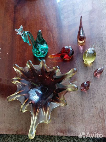 Стеклянные фигурки СССР