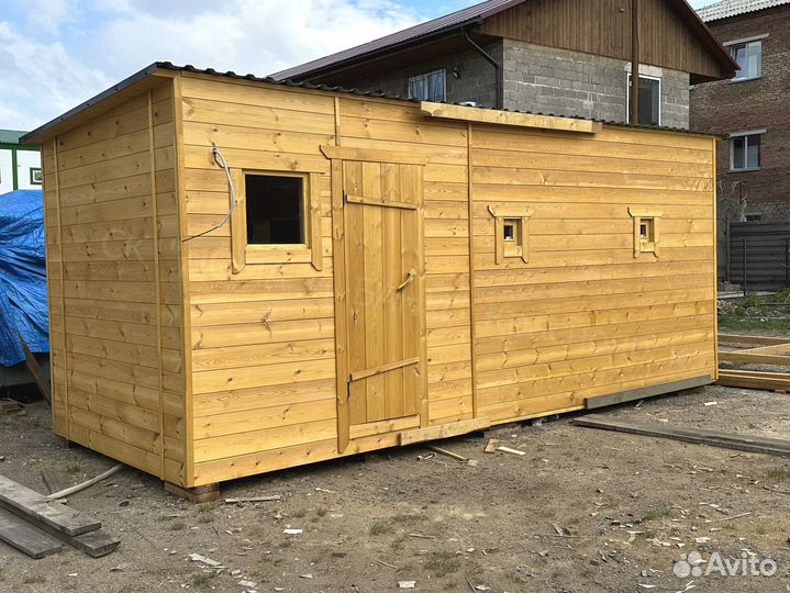 Баня каркасная