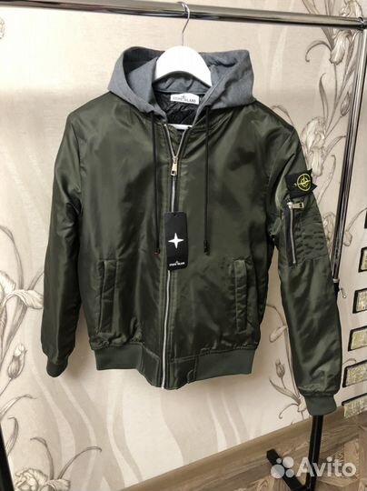 Куртка бомбер stone island