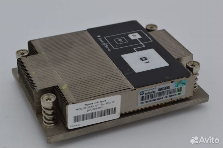 Радиатор №1 для DL160G8 668514-001