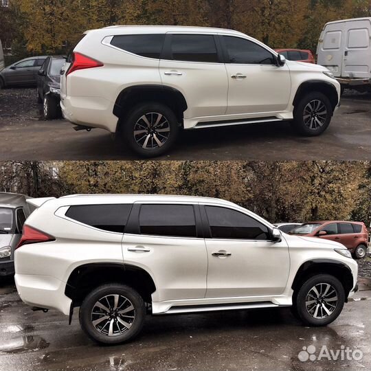 Спойлер Mitsubishi Pajero Sport 3 2016+