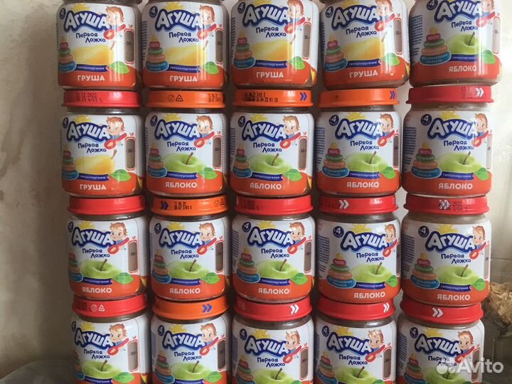 Детское фруктовое пюре агуша