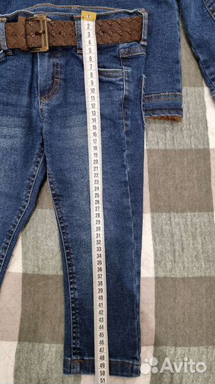 Джинсовый костюм для мальчика 92