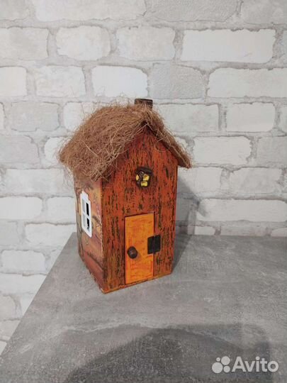 Игрушечный домик. Ручная работа, декупаж