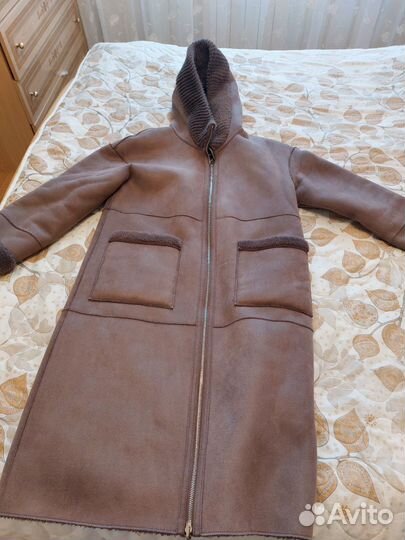 Женская дубленка 48 размер