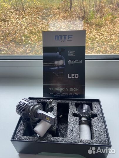 Светодиодные лампы led h7 mtf