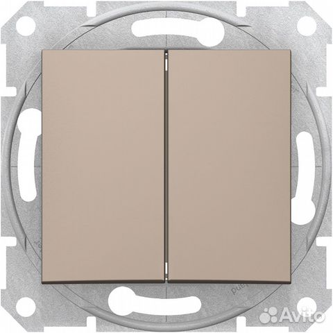 Переключатель Schneider Electric Sedna двухклавишн