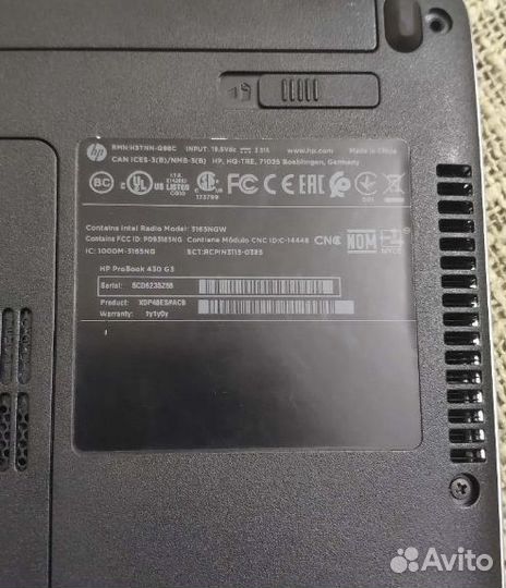 Ноутбук HP ProBook 430 G3