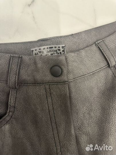 Брюки экокожа