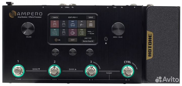 Гитарный процессор Hotone Ampero Новый Гарантия