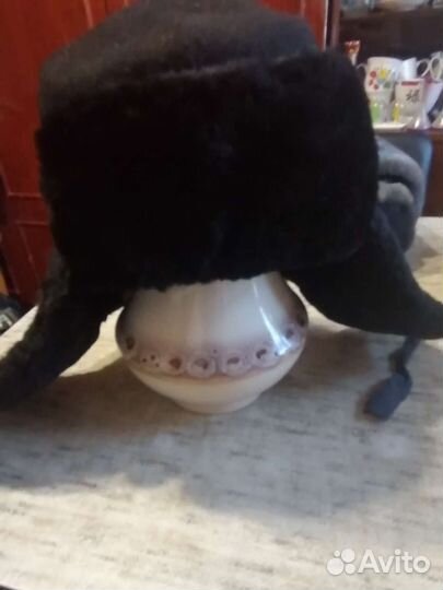 Шапка ушанка мужская новая натуральный мех