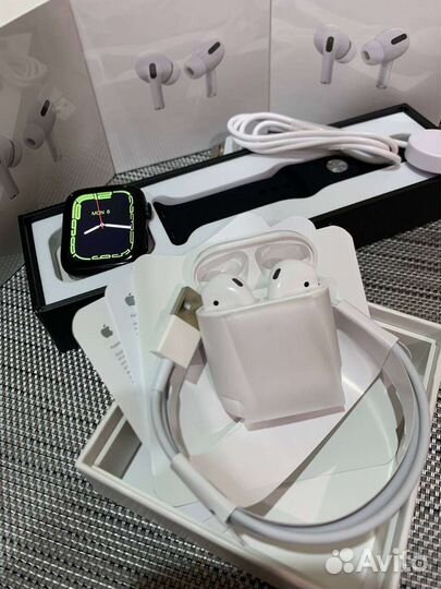 Комплект AirPods 2/3/pro + Apple watch 7