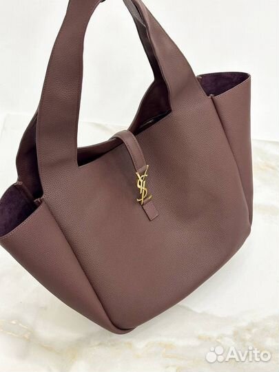 Yves Saint laurent сумка бордово - коричневый о